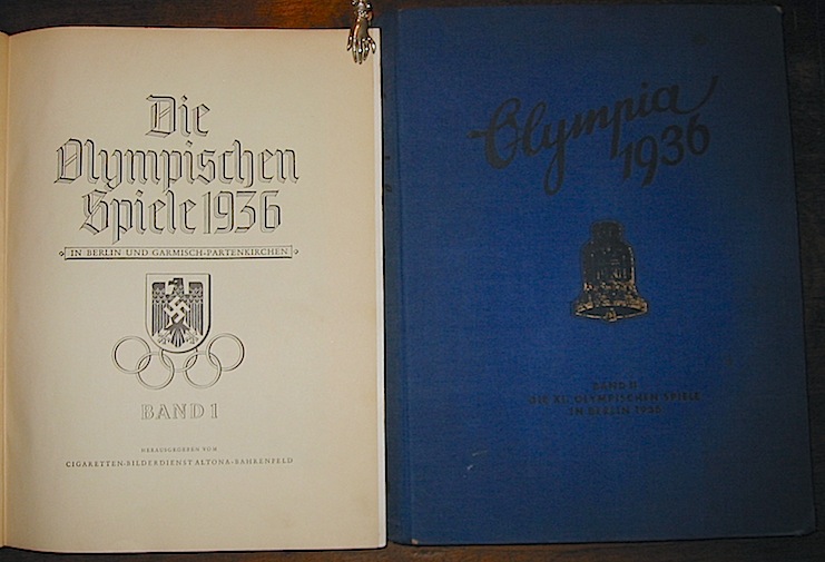  Olimpiadi Die Olympischen Spiele 1936 in Berlin und Garmisch-Partenkirchen. Band I (e Band II) 1936 Altona Cigaretten-Bilderdienst